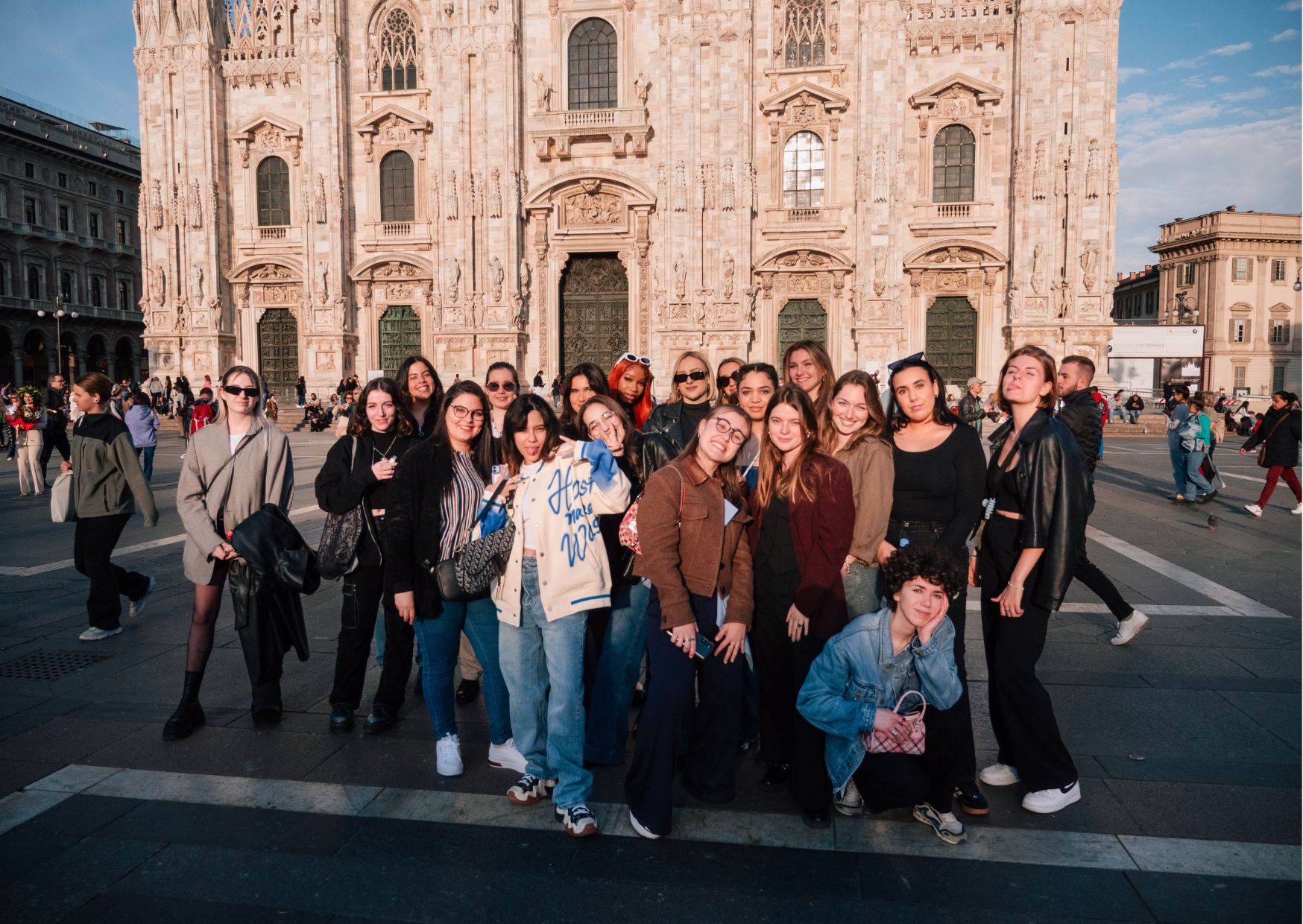 Etudiants de l'Ecole Conte en voyage à Milan