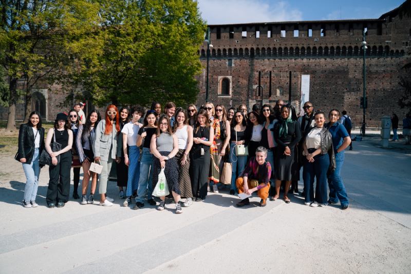 Etudiants en voyage à Milan
